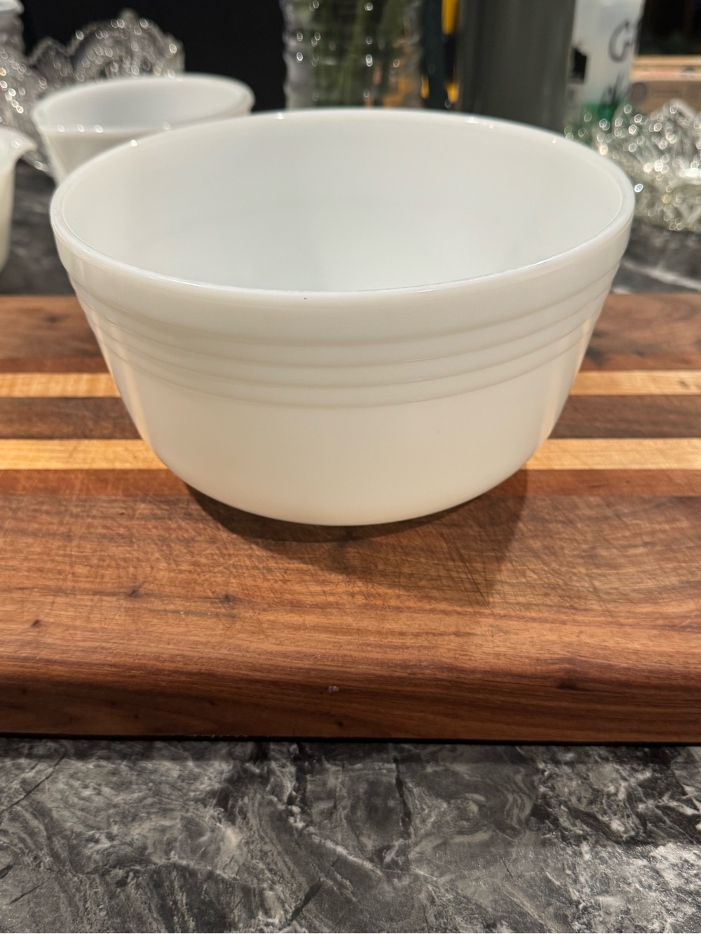 Vintage Pyrex Opal Milk Glass Mixing Bowl